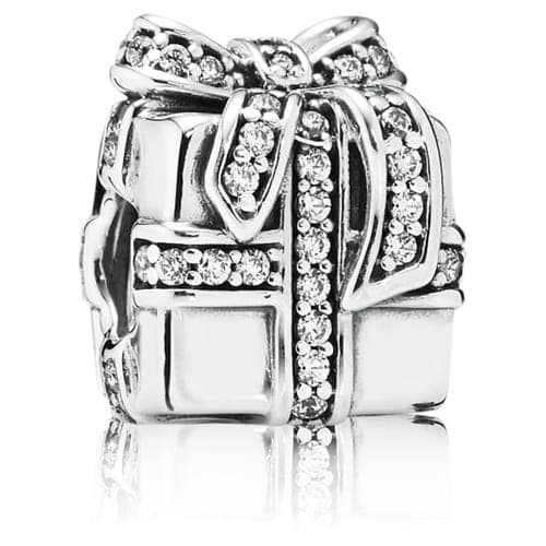 Pandora Sparkling Surprise Present Charm with Zirconia 791400CZ 791400C — Foto 1 von 1