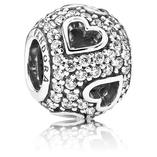 Tumbling Hearts Charm