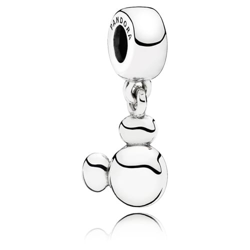 Disney Solid Mickey Icon Dangle