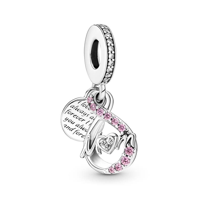 Pandora Mum Infinity Pavé Double Dangle Charm 791468C01 791468 — Foto 1 von 1