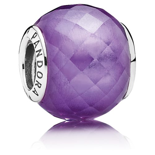 Petite Facets Charm (Purple)