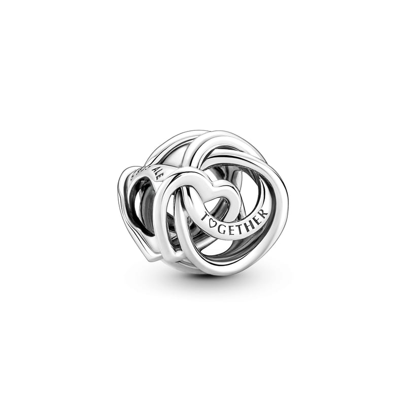Family Always Encircled Heart Charm