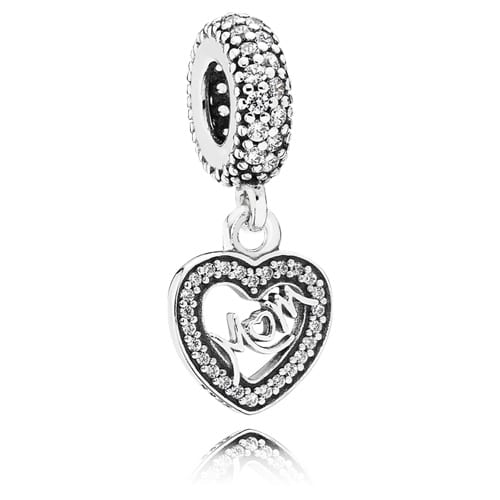 Center of My Heart Mom Dangle