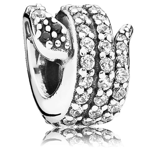 Sparkling Snake with Zirconia