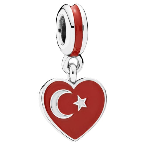 Turkey Heart Flag Dangle