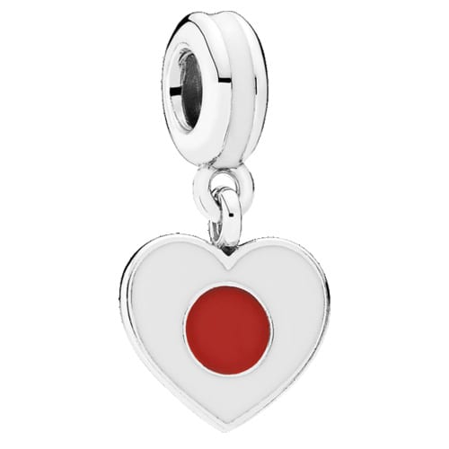 Japan Heart Flag Dangle