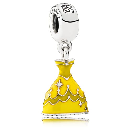 Disney Belle's Dark Yellow Dress Dangle