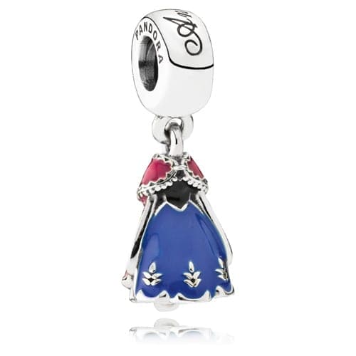 Pandora Disney Anna's Orchid Dress Dangle 791591ENMX 791591E — Foto 1 von 1