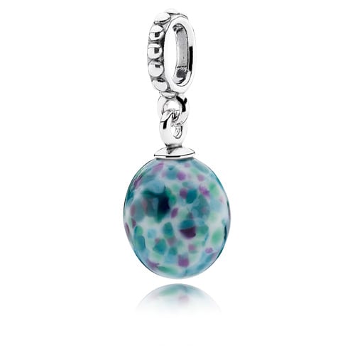 Blue Speckled Beauty Dangle