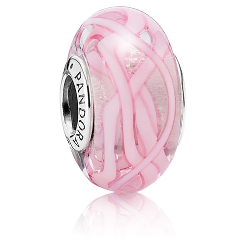 Pink Ribbon of Hope Charm
