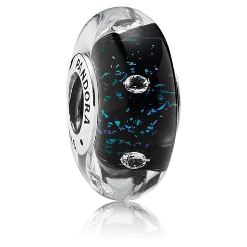 Pandora Midnight Blue Effervescence Glass Charm 791627CZ 791627C — Foto 1 von 1