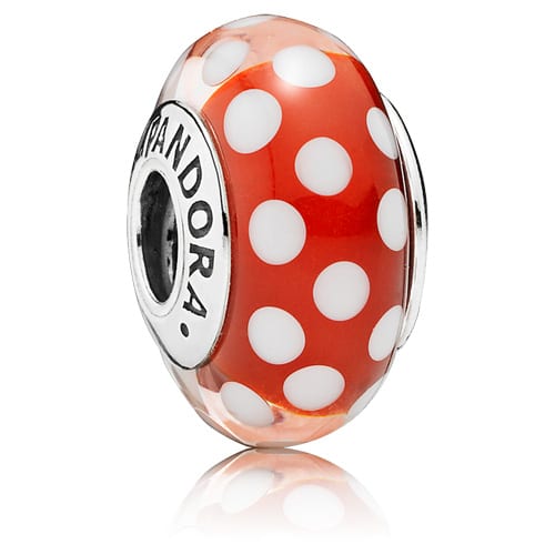 Disney Minnie's Signature Look Murano Charm