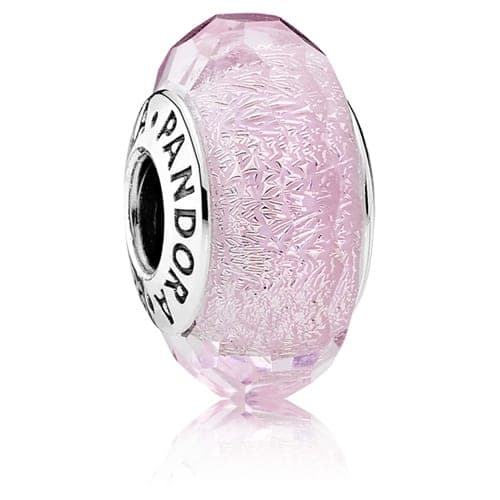 Pandora Pink Shimmer Faceted Murano Glass Charm 791650 — photo 1 of 1