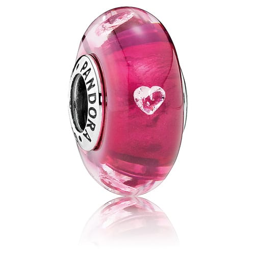 Cerise Heart Murano