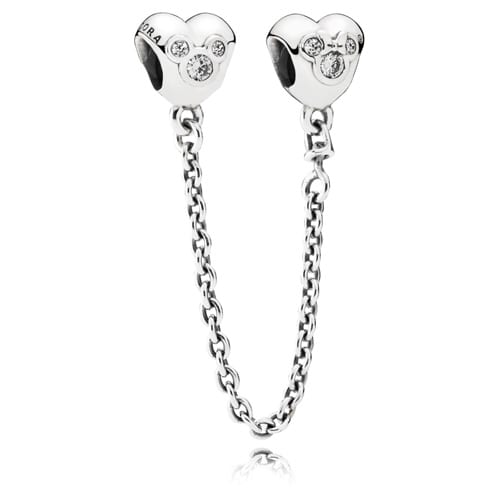 Disney Heart of Mickey and Minnie Safety Chain