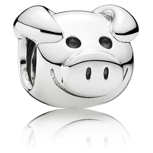 Playful Pig Charm