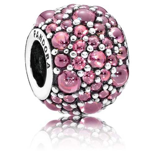 Shimmering Droplets with Honeysuckle Zirconia Charm