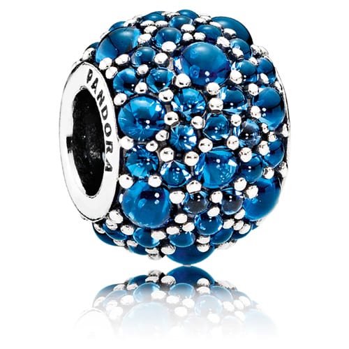 Shimmering Droplets Charm with London Blue Crystal
