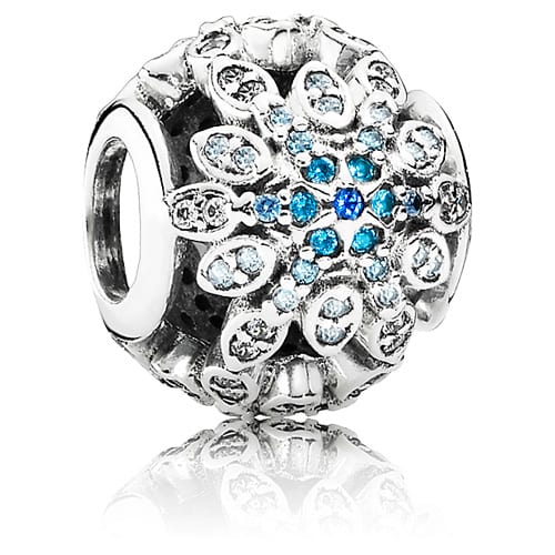 Crystalized Snowflakes Charm