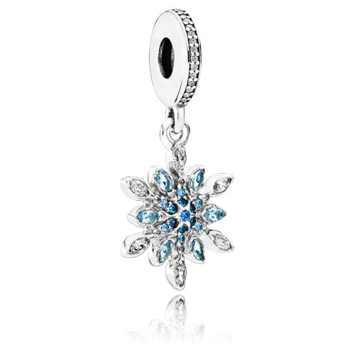Crystalized Snowflake Dangle