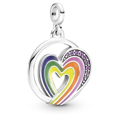Pandora Rainbow Heart of Freedom Medallion 791793C01 791793 — photo 1 of 1