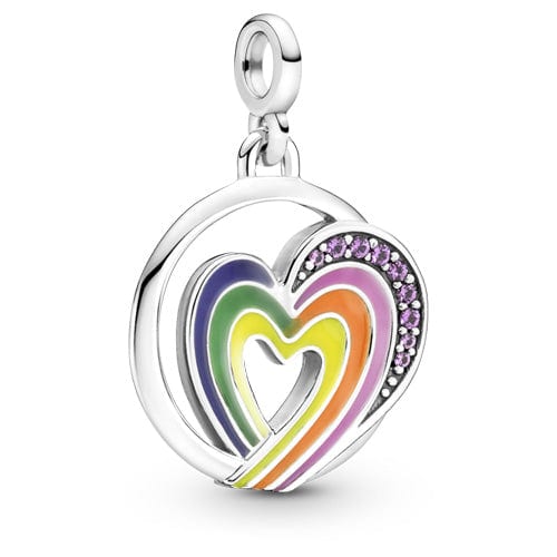 Rainbow Heart of Freedom Medallion