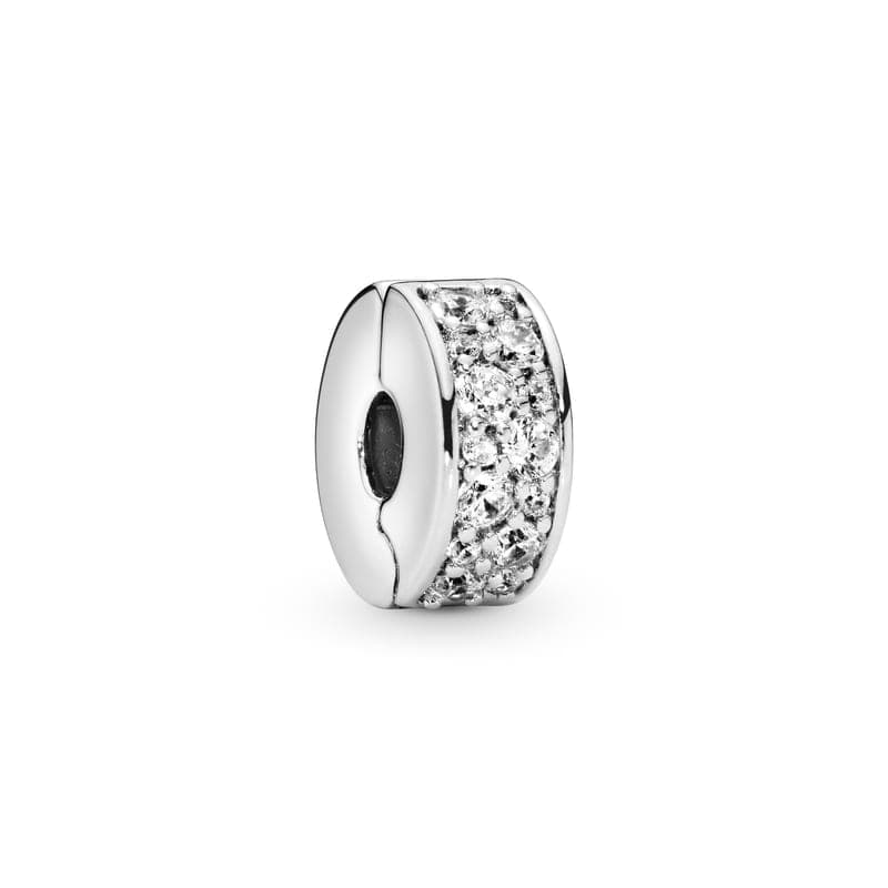 Pandora Clear Pavé Clip Charm 791817CZ 791817 — Foto 1 von 1