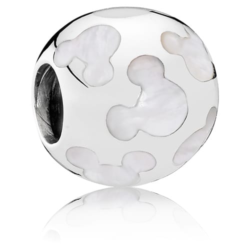 Disney Pearlescent Mickey Silhouettes Charm