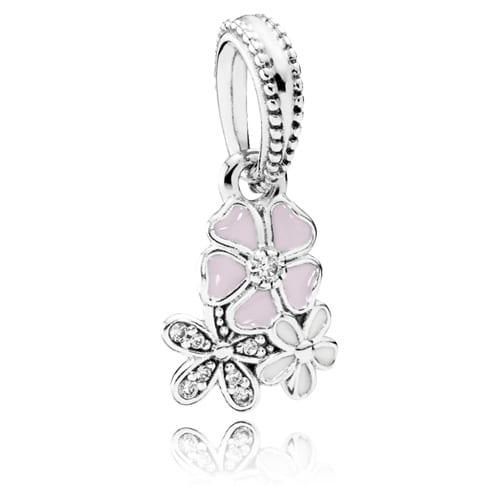 Poetic Blooms Dangle with Mixed Enamel