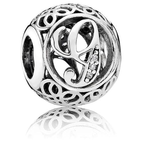 Pandora Vintage Letter G Charm with Clear Zirconia 791851CZ 791851 — foto 1 de 1