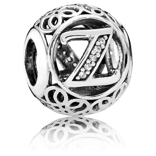 Pandora Vintage Letter Z Charm with Clear Zirconia 791870CZ 791870C — photo 1 sur 1