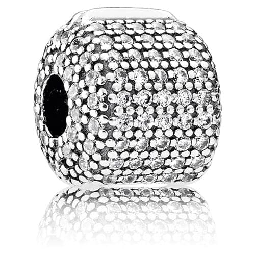 Pandora Pave Barrel Clip with Zirconia 791873CZ 791873C — photo 1 of 1