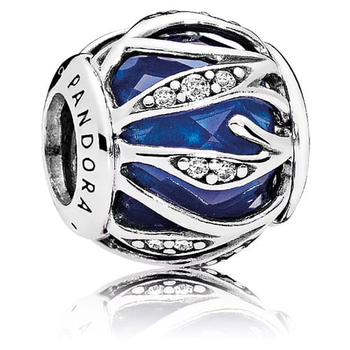 Nature's Radiance Charm with Royal Blue Crystal