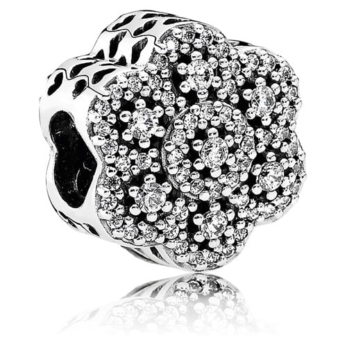 Crystallized Floral Charm