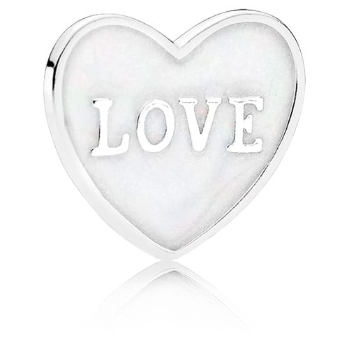 Small Love Heart Locket Plate