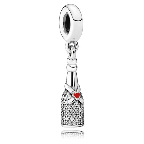 Sparkling Wine Bottle Dangle Charm
