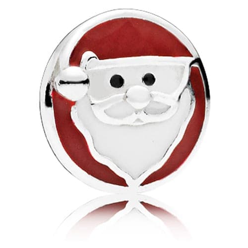 Pandora Jolly Santa Locket Charm 792168ENMX 792168 — photo 1 of 1