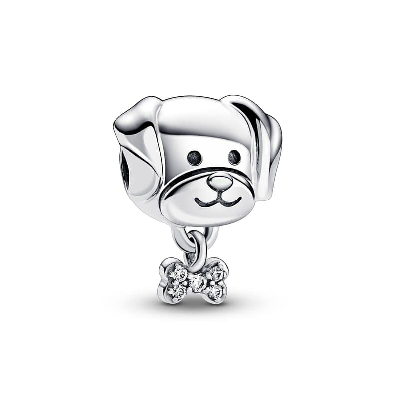 Pandora Pet Dog & Bone Charm 792254C01 792254 — Foto 1 von 1