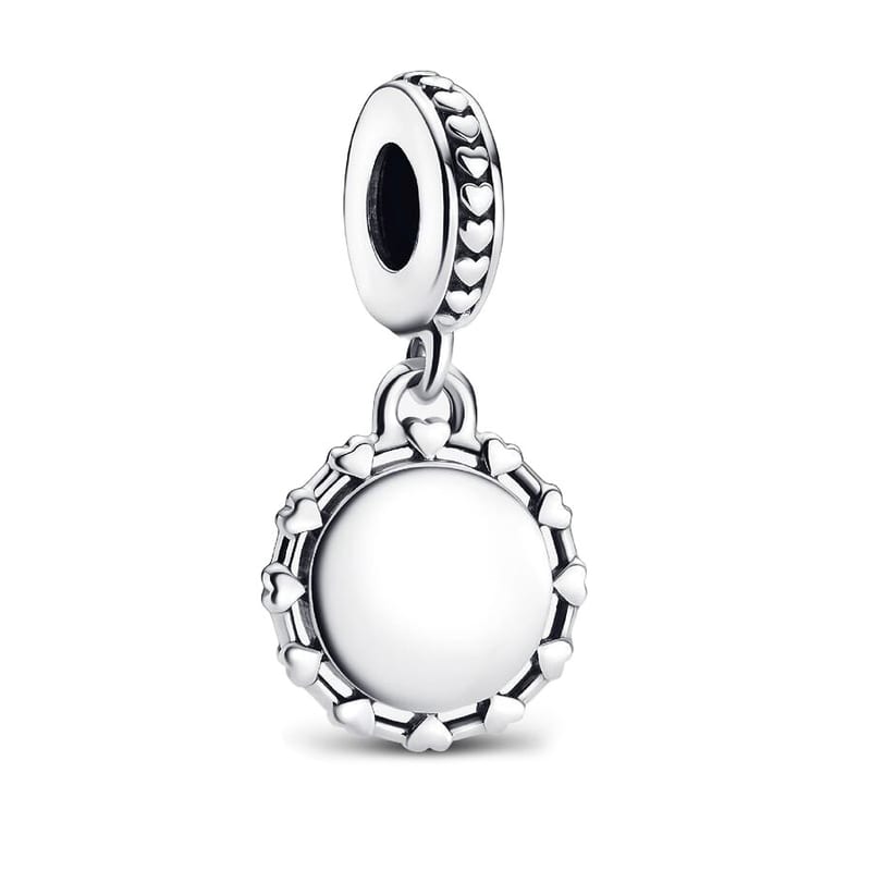 Pandora Engravable Silver Dangle Charm