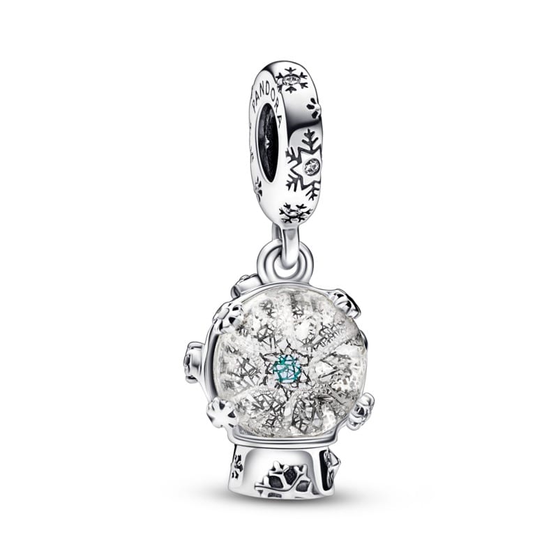 Snowflake Snow Globe Dangle