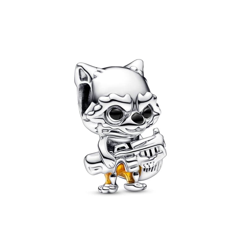 Pandora Marvel Guardians of the Galaxy Rocket Raccoon Charm 792563C01 792563 — foto 1 de 1