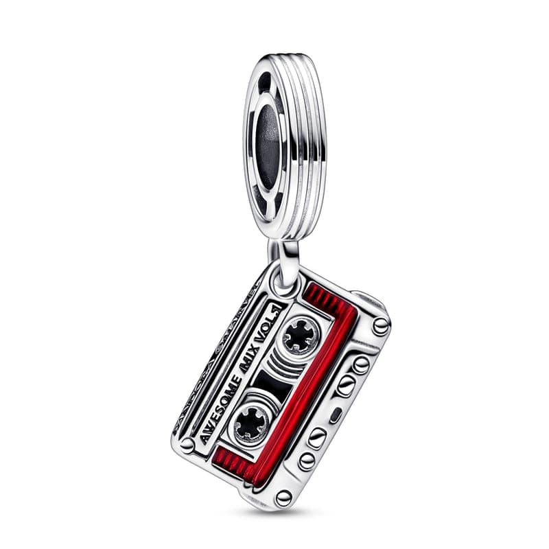 Pandora Marvel Guardians of the Galaxy Cassette Tape Dangle Charm 792564C01 792564 — foto 1 de 1