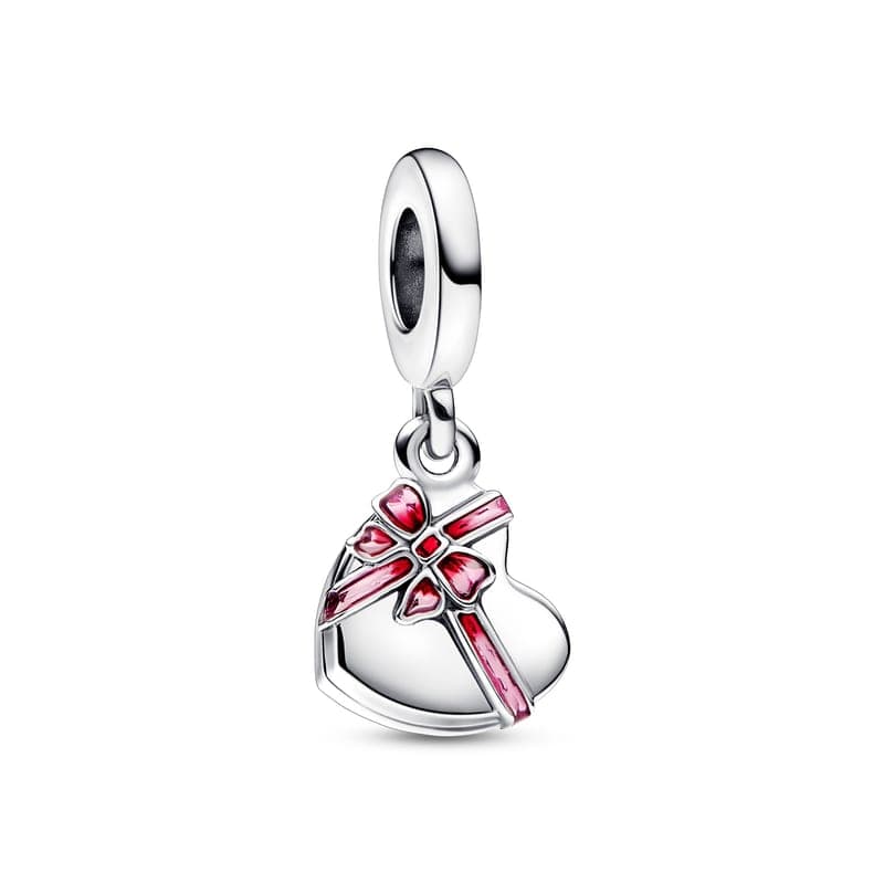 Pandora Openable Heart Chocolate Gift Box Dangle Charm 792587C01 792587 — photo 1 of 1