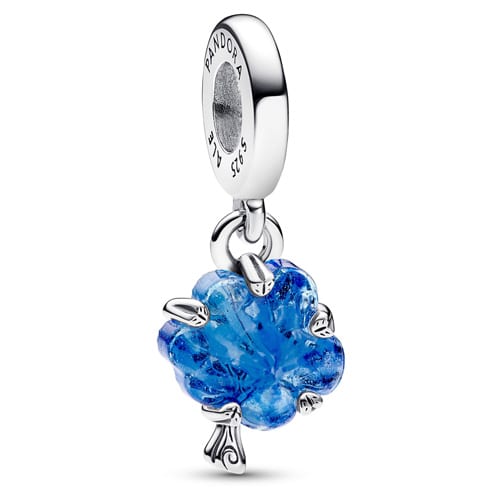 Blue Murano Family Tree Dangle