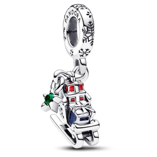 Christmas Sleigh 2023 Dangle Charm
