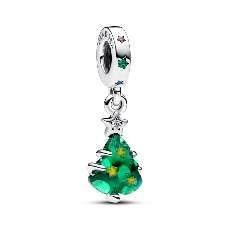 Pandora Sparkling Christmas Tree Dangle Charm 792983C01 792983 — Foto 1 von 1