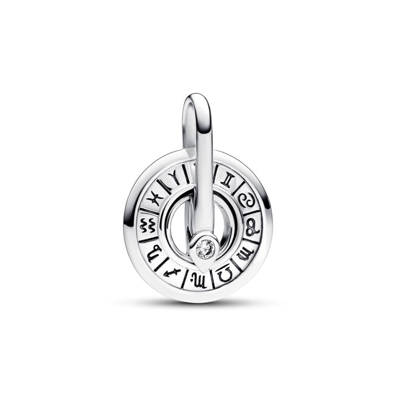Zodiac Wheel Medallion Charm