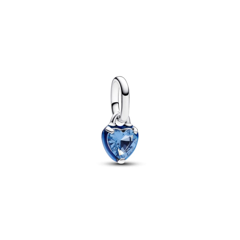 Blue Chakra Heart Mini Dangle Charm