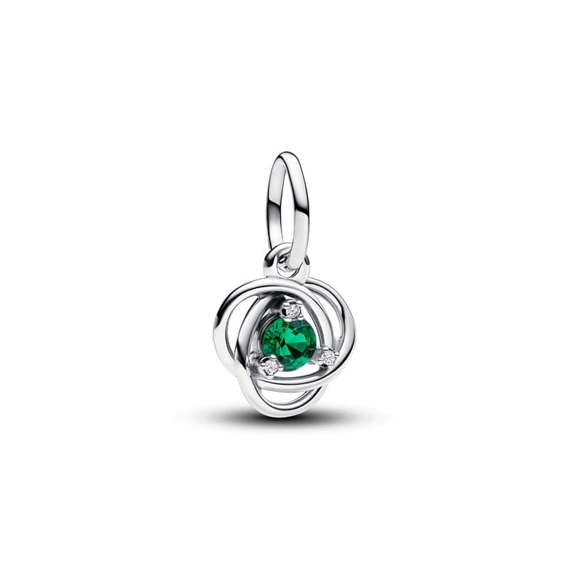Pandora Green Eternity Circle Dangle Charm 793125C05 793125 — photo 1 of 1