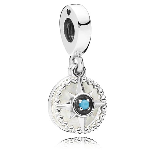 Compass Rose Pendant Charm